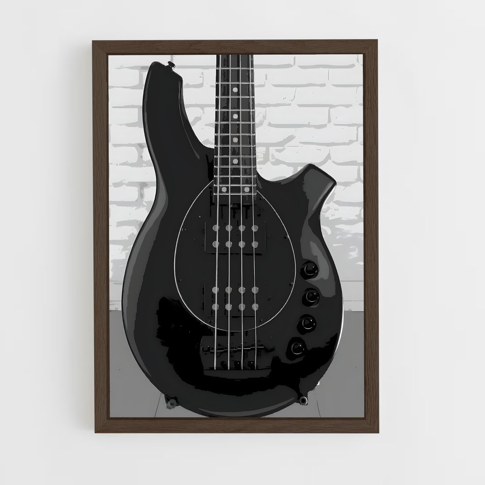 ap-bass guitar-4 cadre Bois foncé