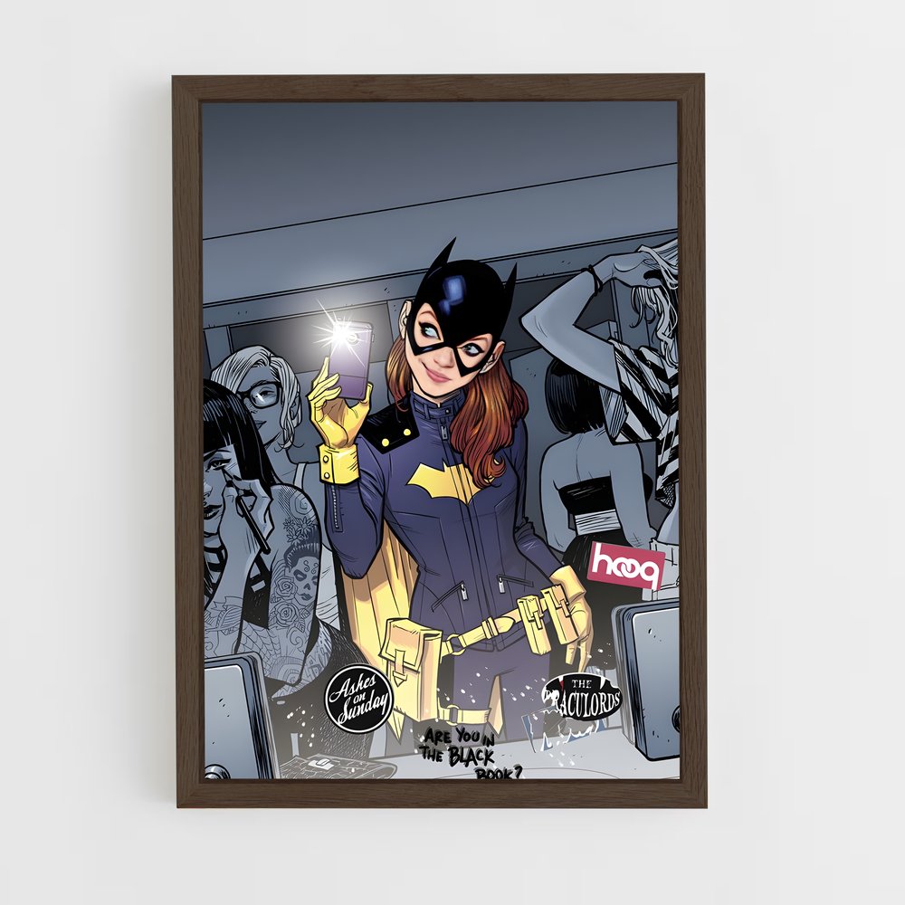 ap-batgirl-2 cadre Bois foncé