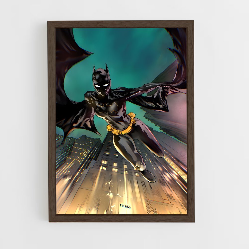 ap-batgirl-3 cadre Bois foncé