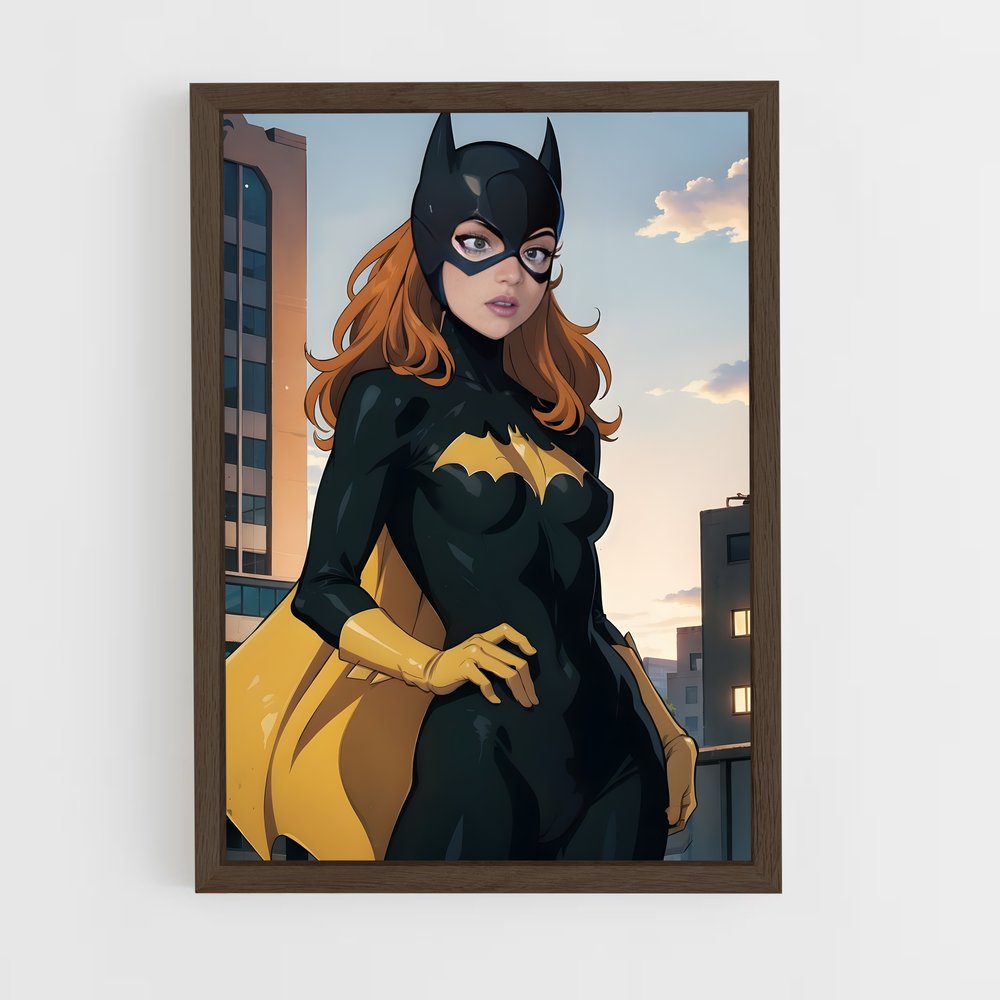 ap-batgirl-5 cadre Bois foncé