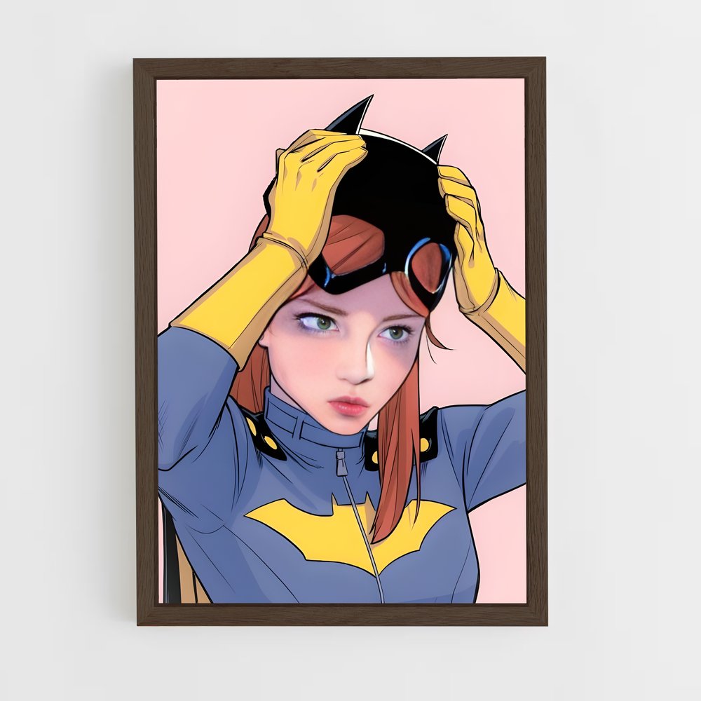 ap-batgirl-6 cadre Bois foncé