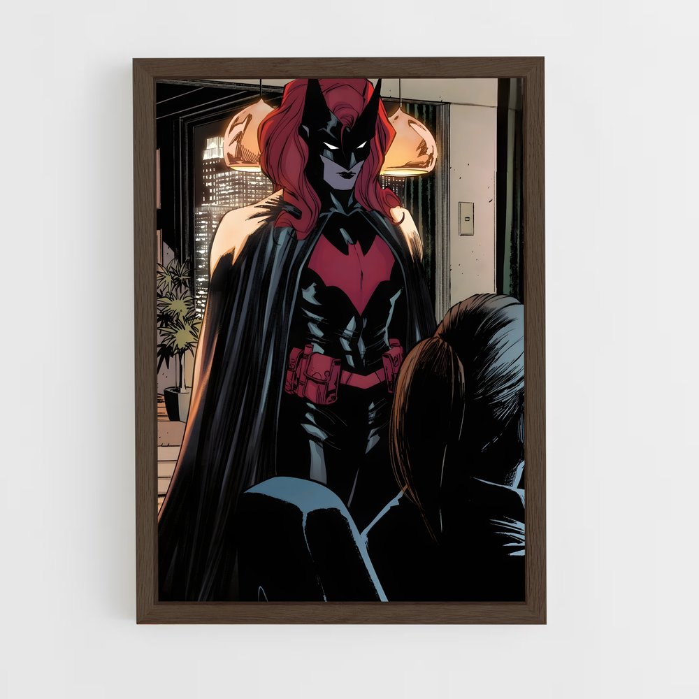 ap-batgirl-9 cadre Bois foncé