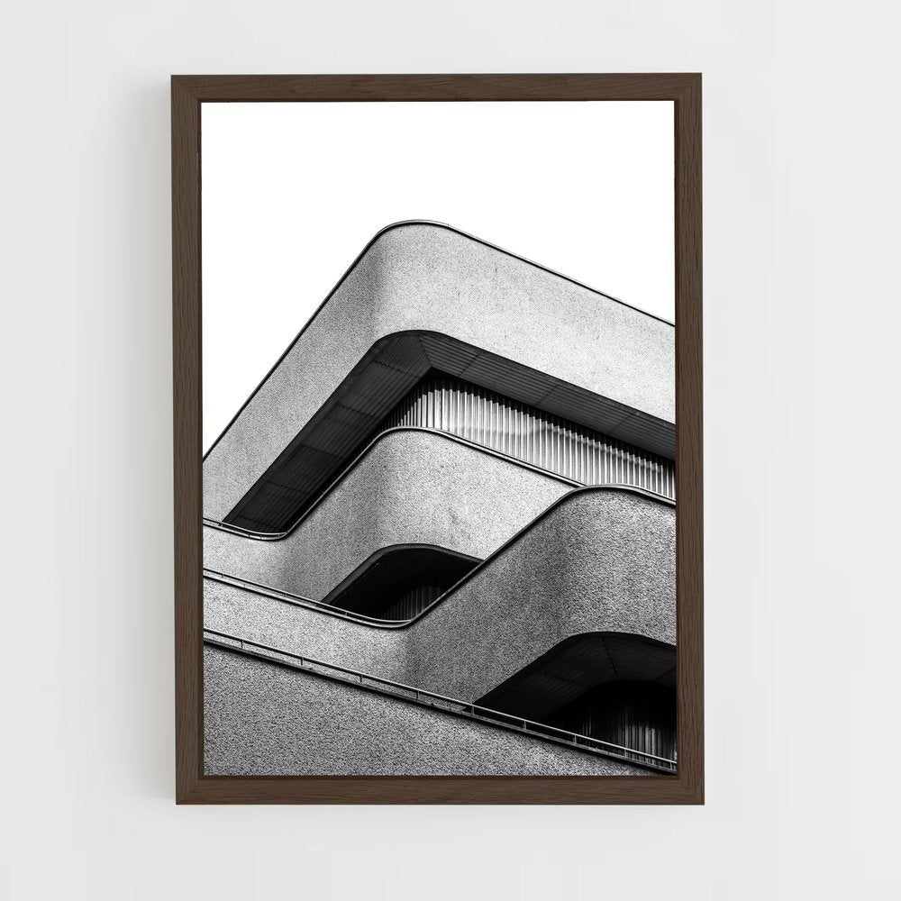 ap-bauhaus architecture-2 cadre Bois foncé
