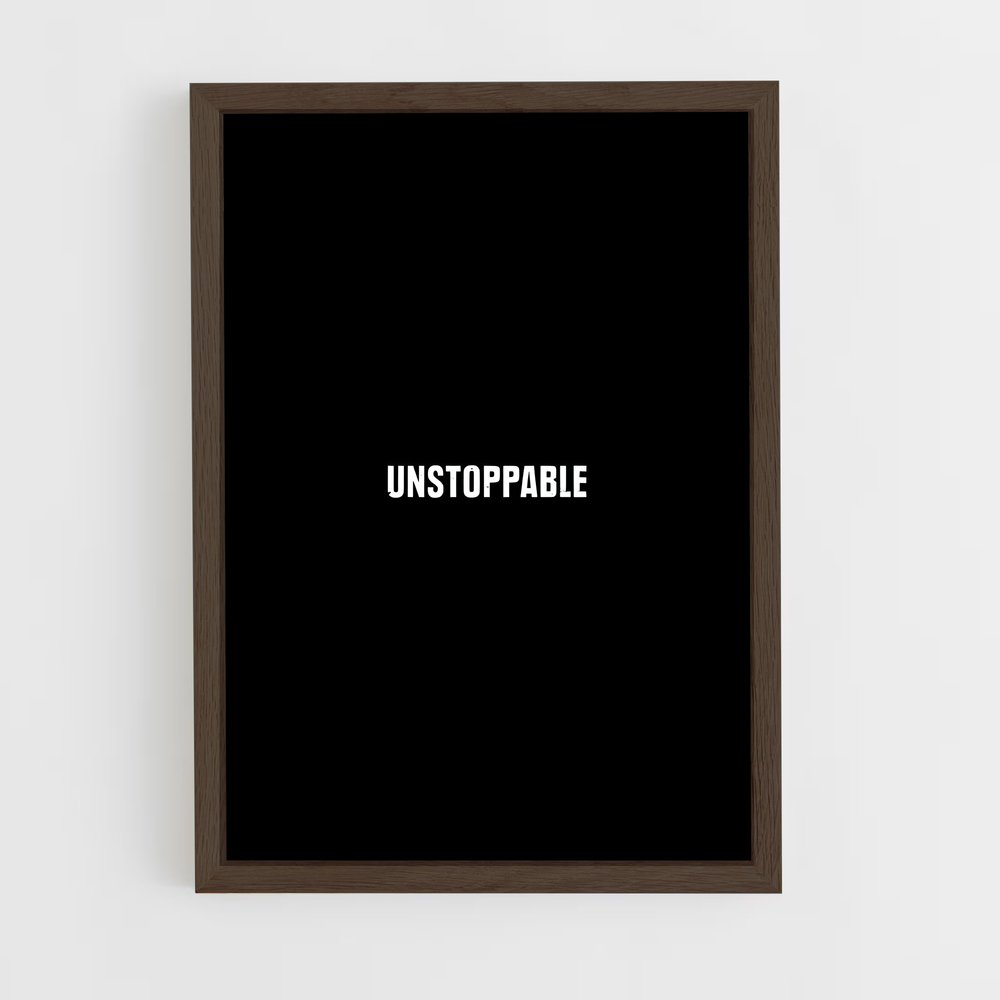 ap-be unstoppable-5 cadre Bois foncé