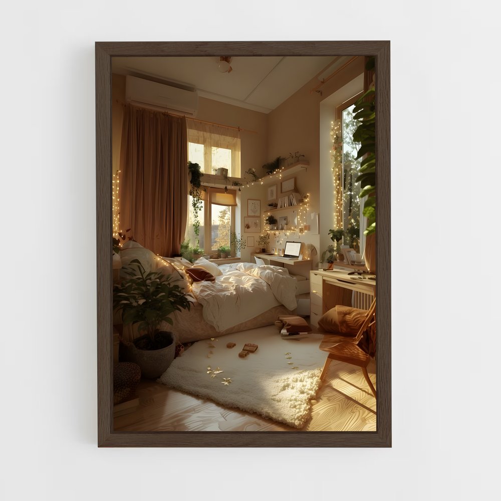 ap-bedroom-1 cadre Bois foncé