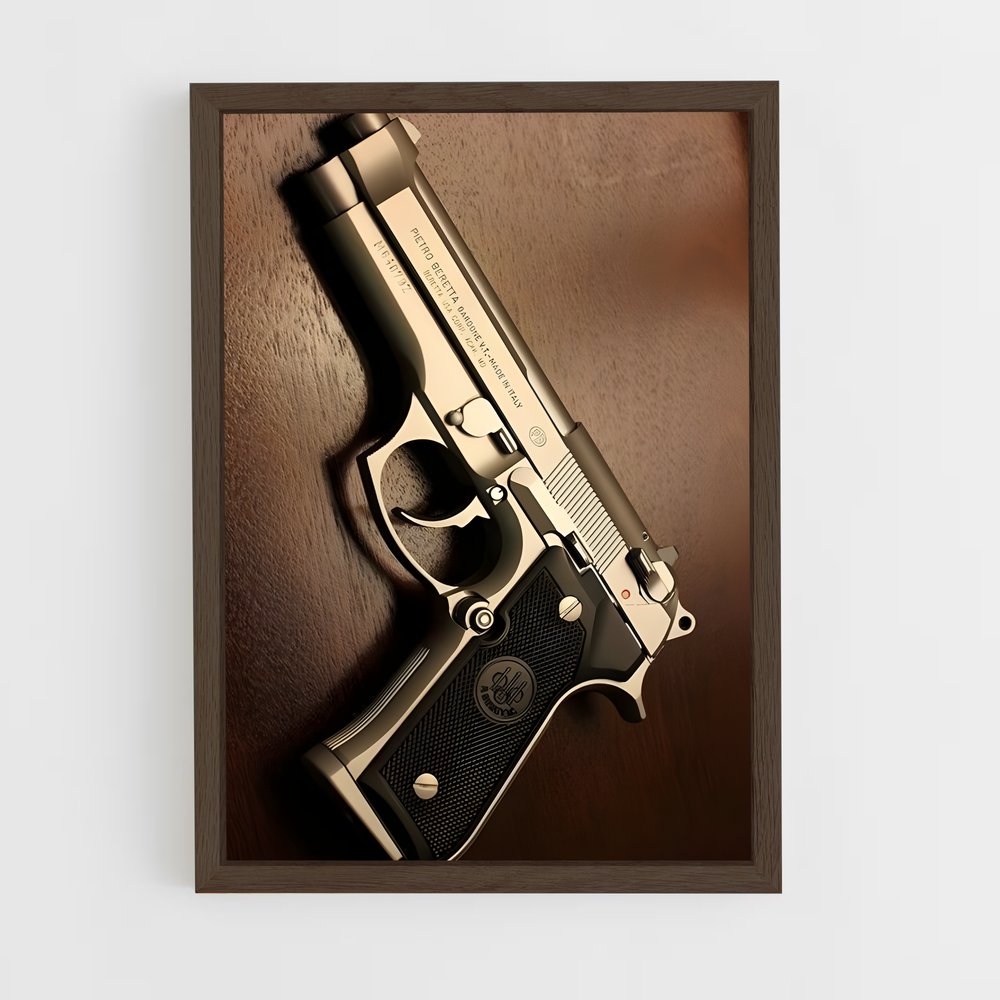 ap-beretta 92-2 cadre Bois foncé