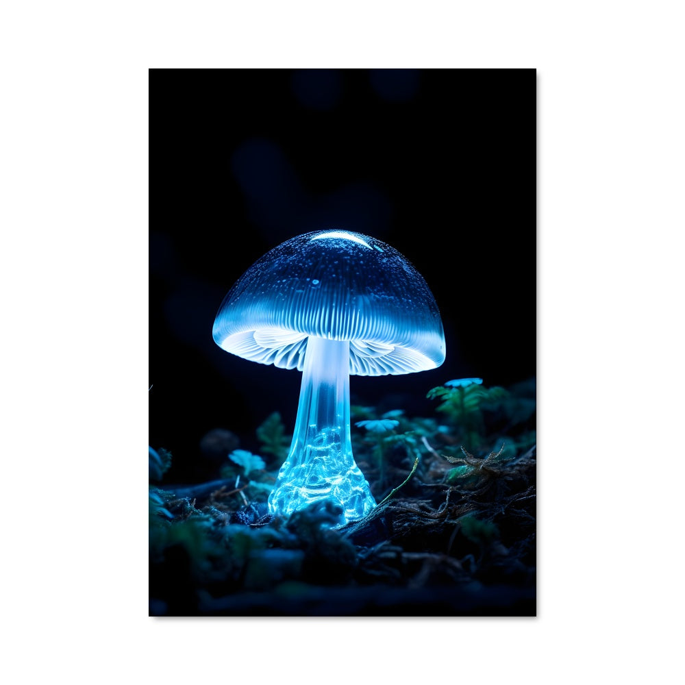 Poster Champignon Luminescent
