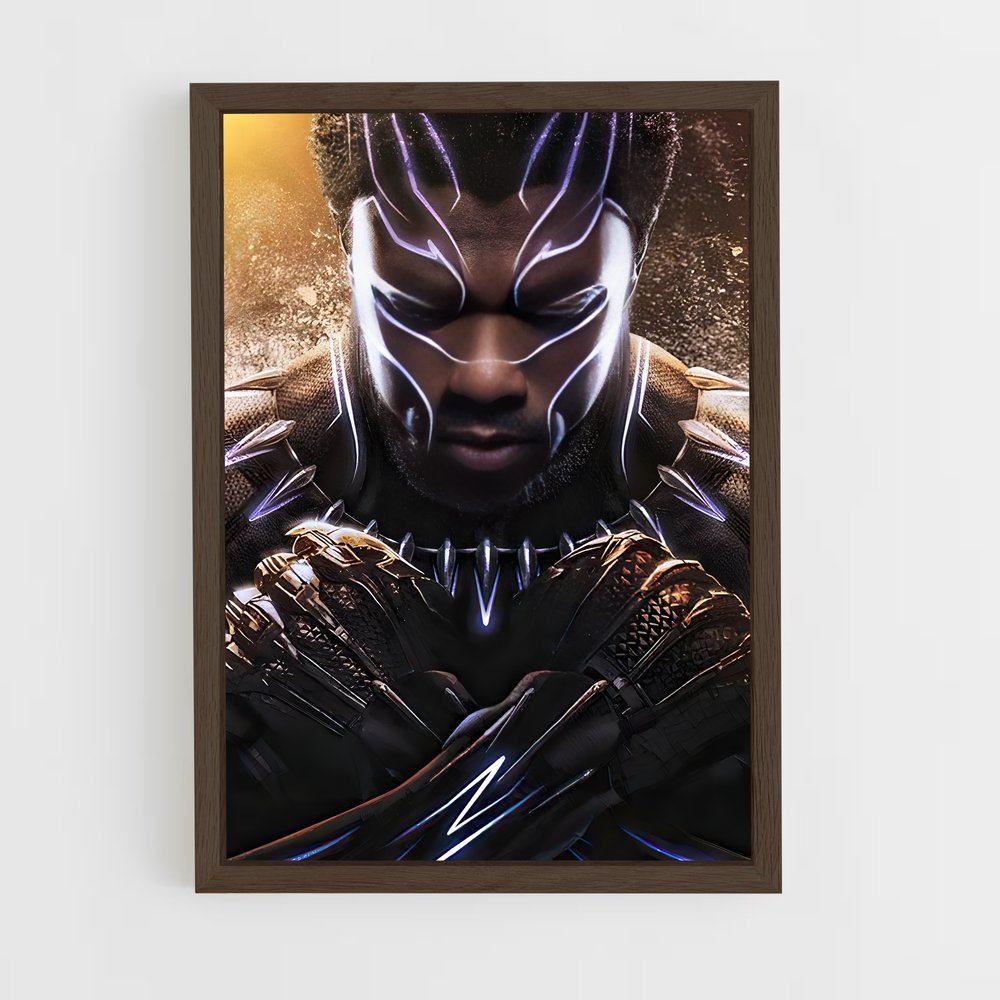 ap-black panther-9 cadre Bois foncé