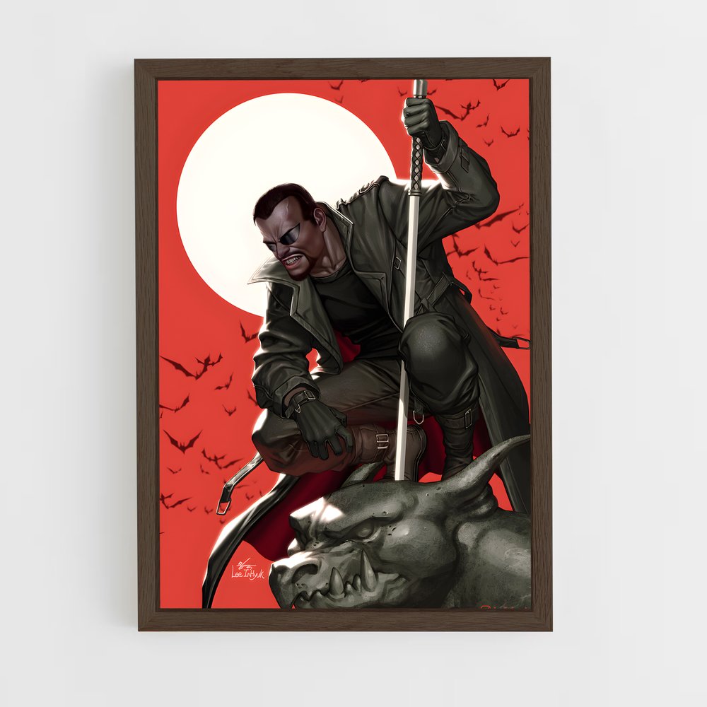 ap-blade vampire hunter-5 cadre Bois foncé