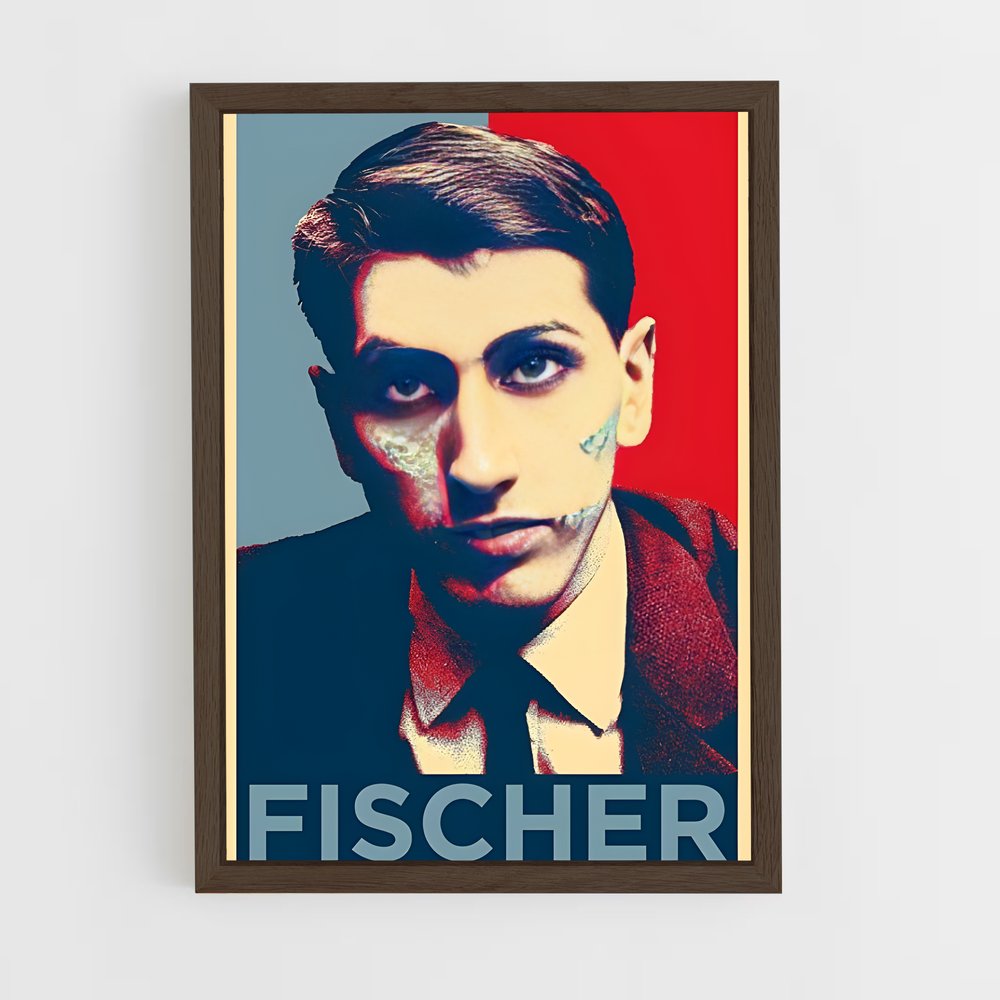 ap-bobby fischer-2 cadre Bois foncé