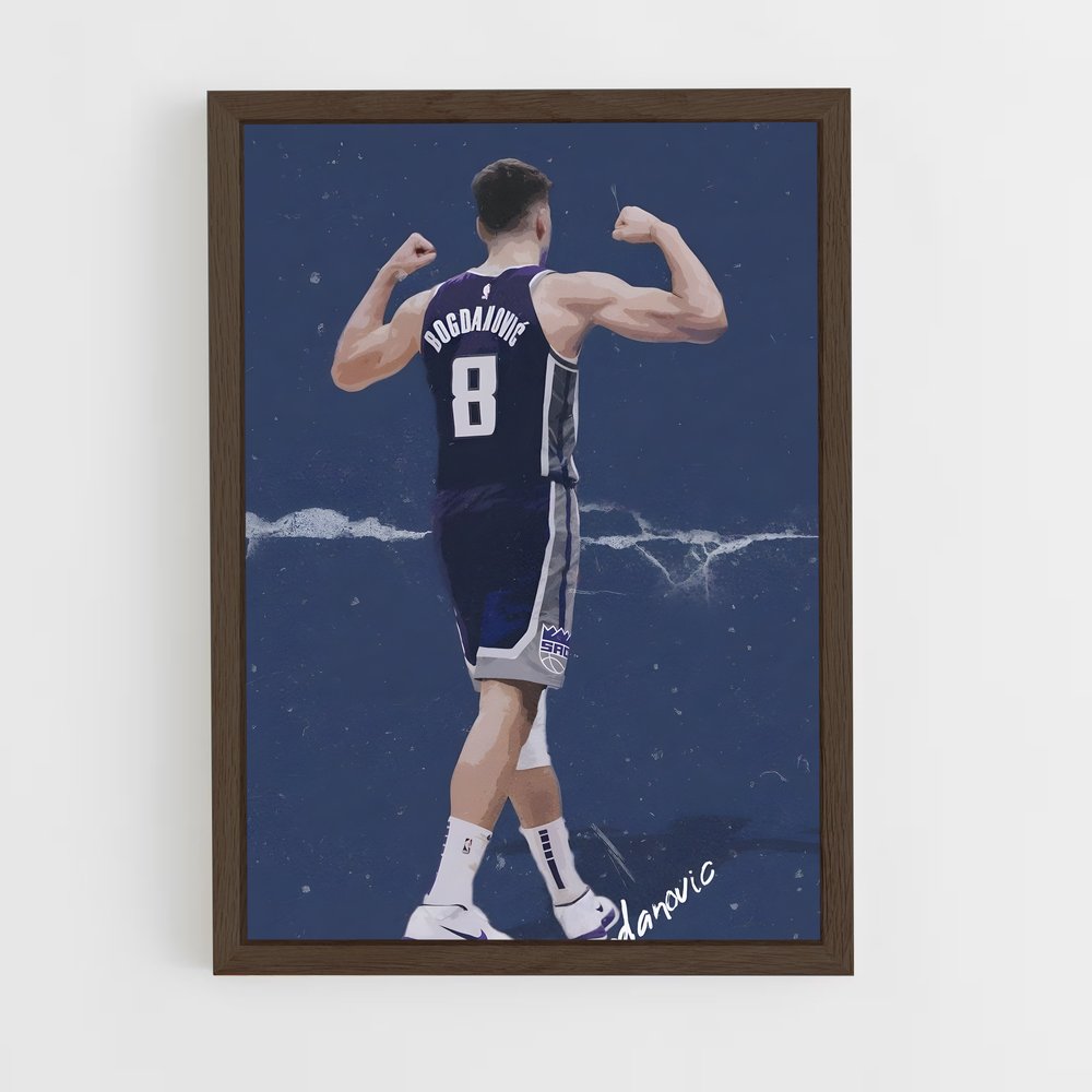 ap-bogdan bogdanovic-8 cadre Bois foncé