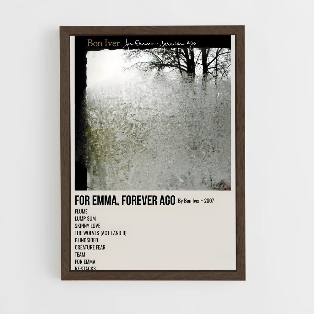 ap-bon iver-8 cadre Bois foncé