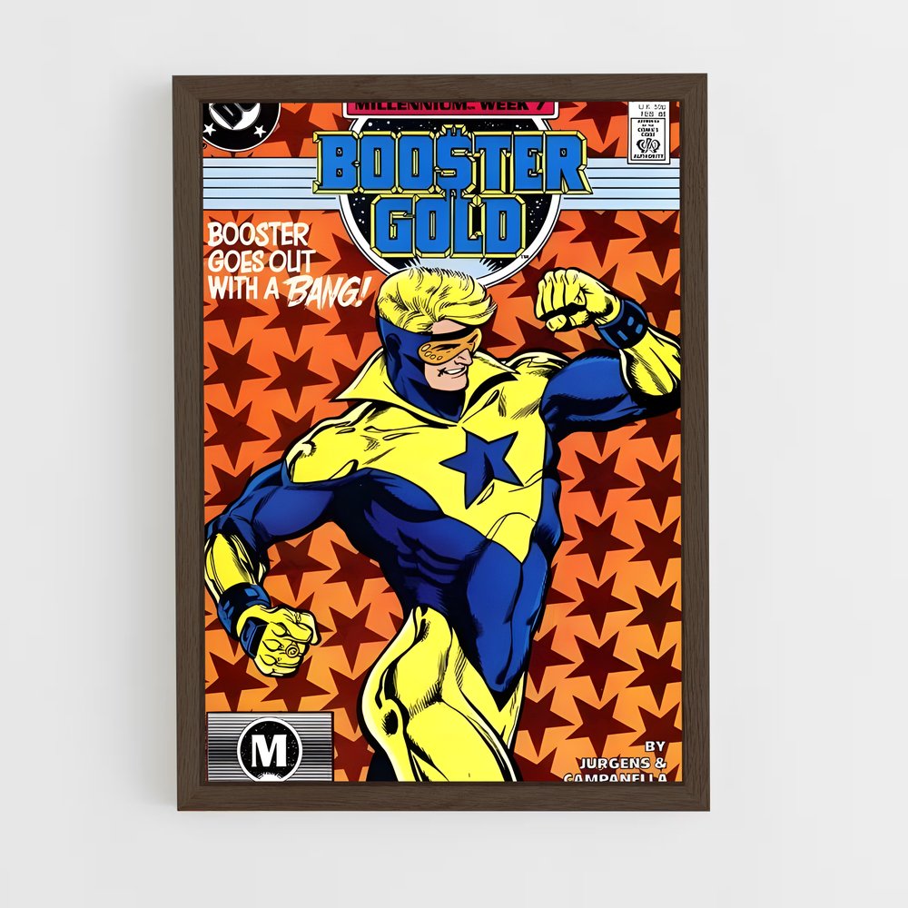 ap-booster gold-8 cadre Bois foncé