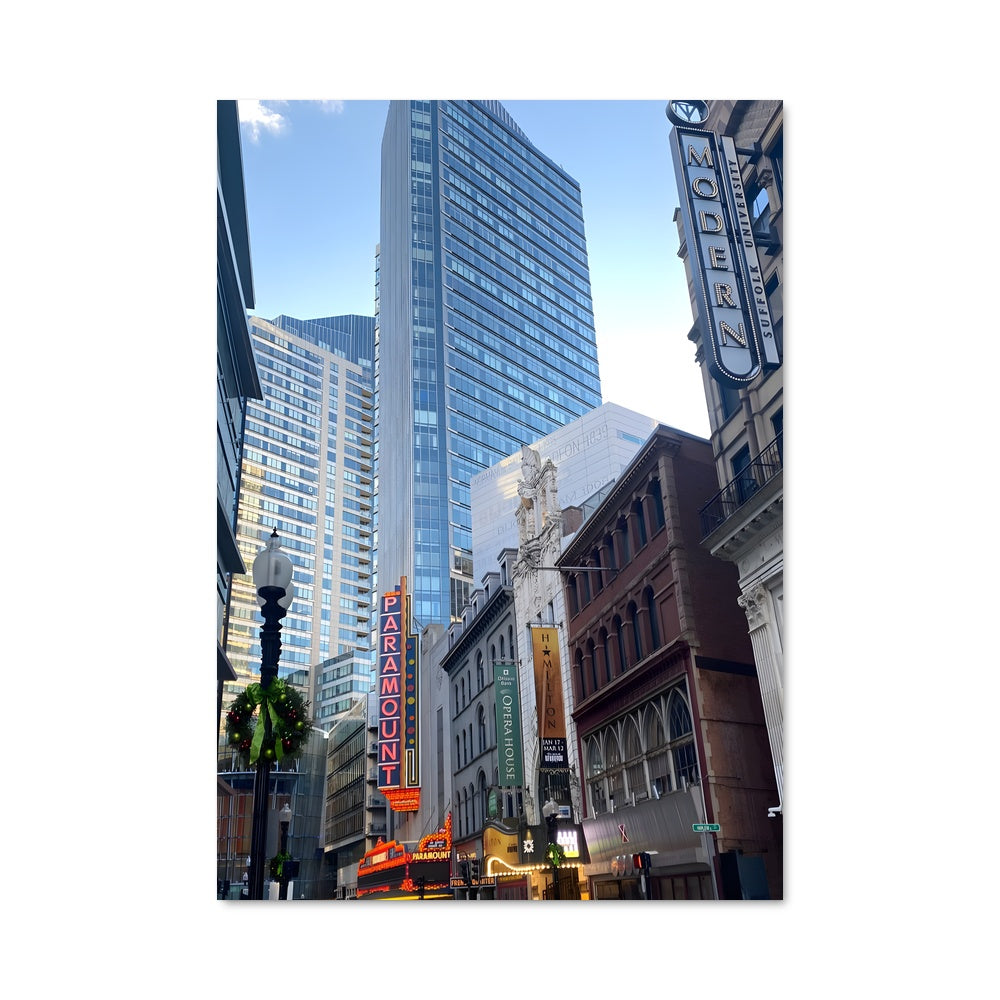 Poster Boston Skyline