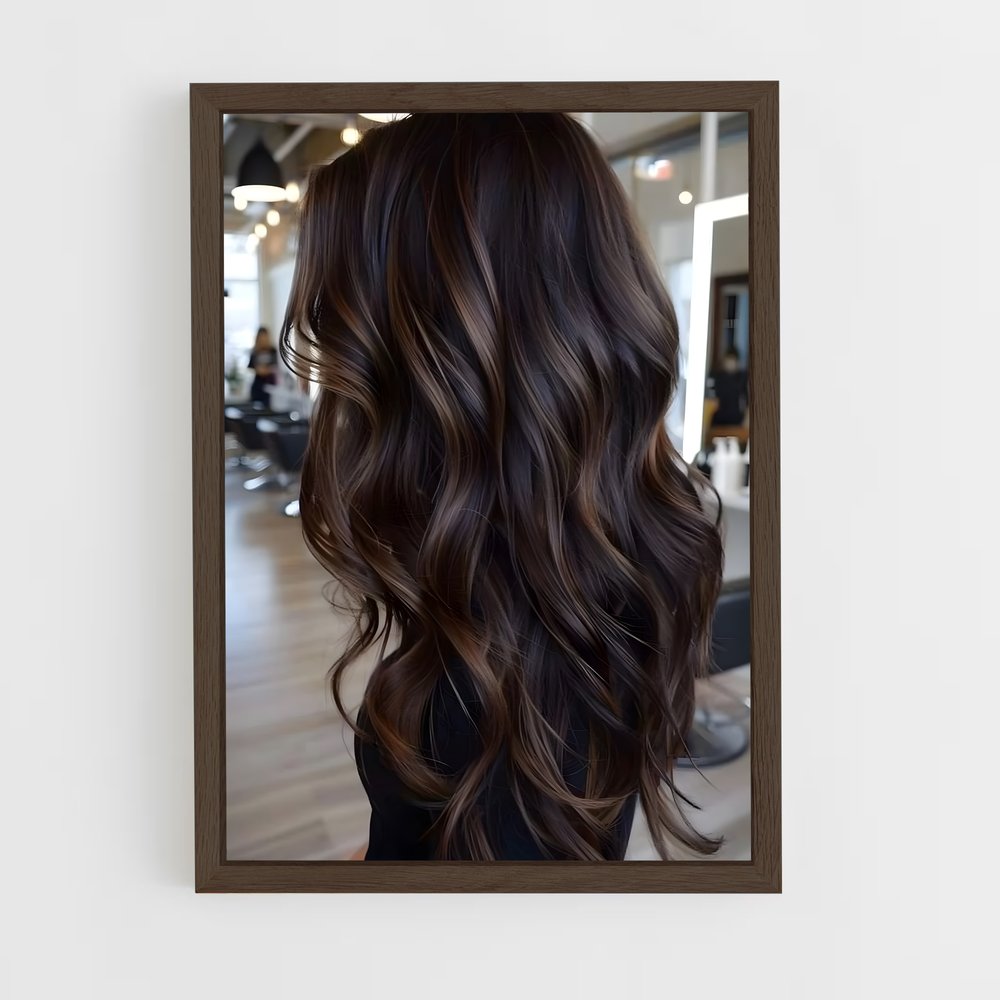 ap-brunette hair-5 cadre Bois foncé