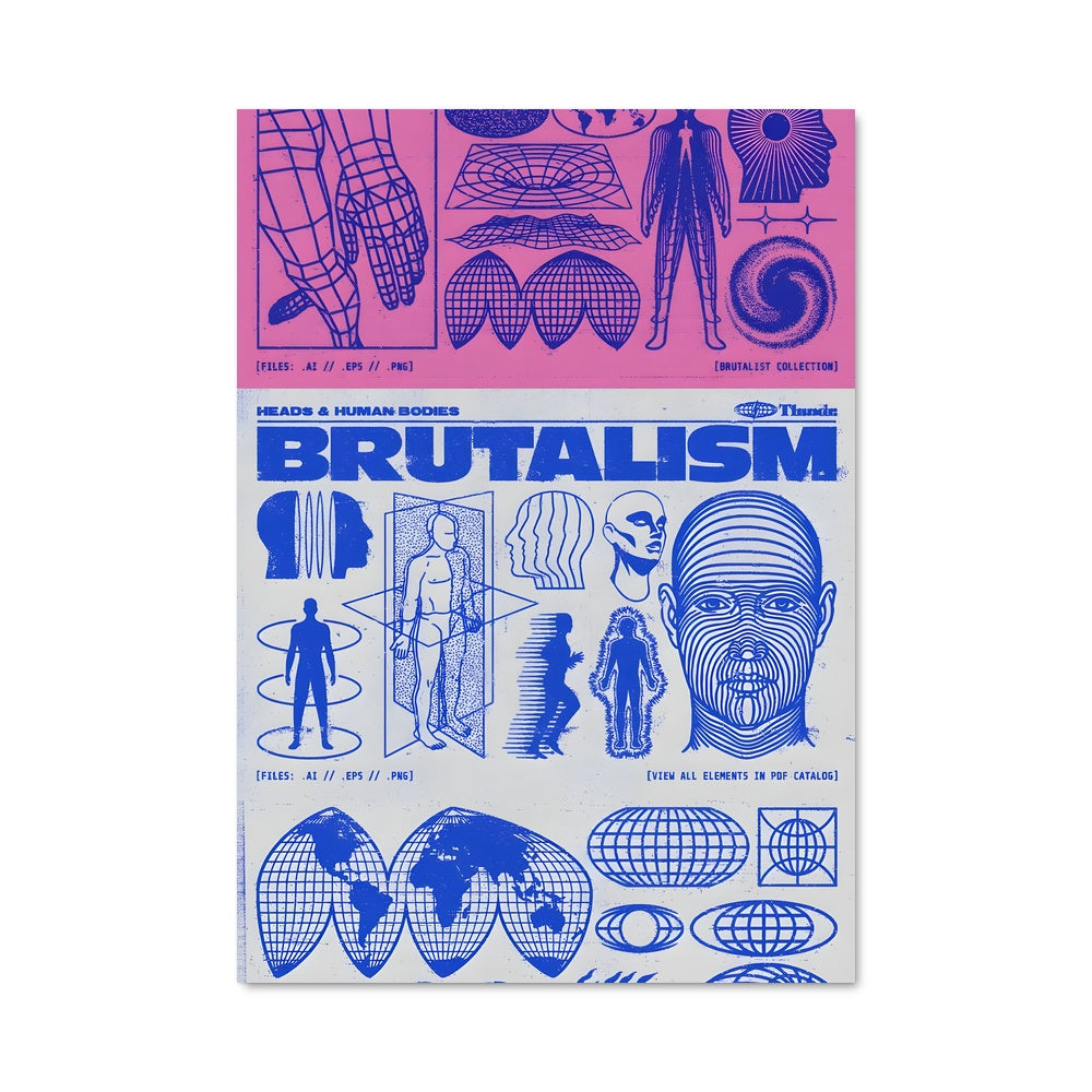 Poster Brutalisme Britannique