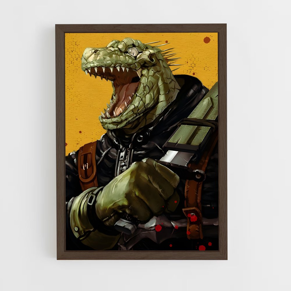 ap-caiman-1 cadre Bois foncé