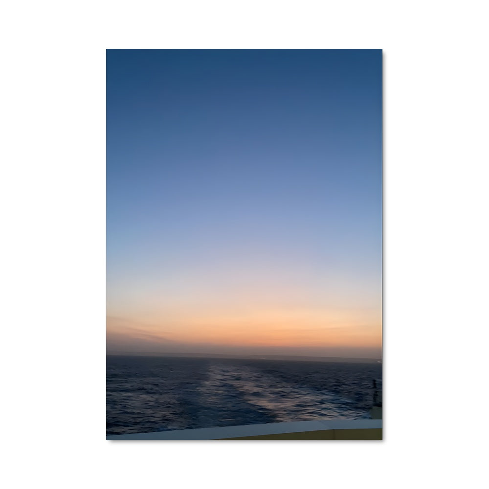 Poster Crépuscule sur la Manche