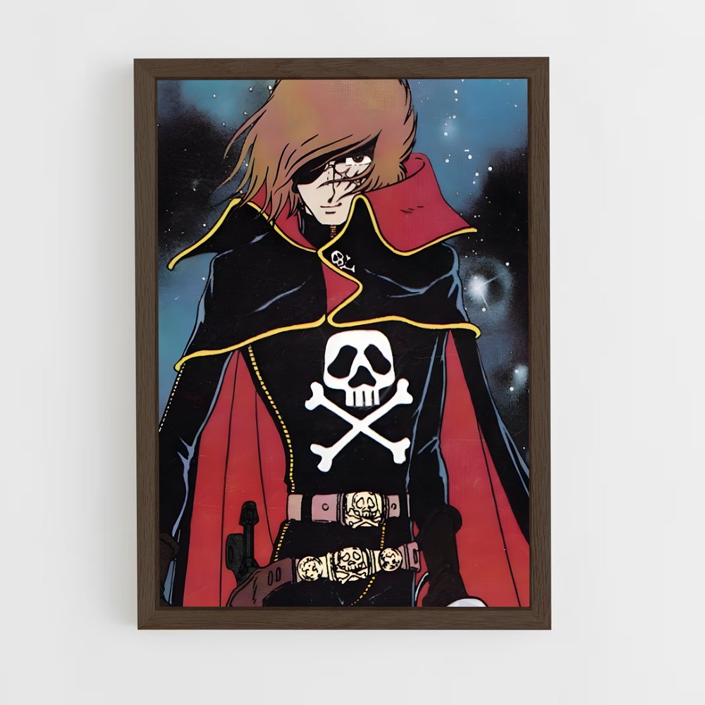 ap-captain harlock-1 cadre Bois foncé