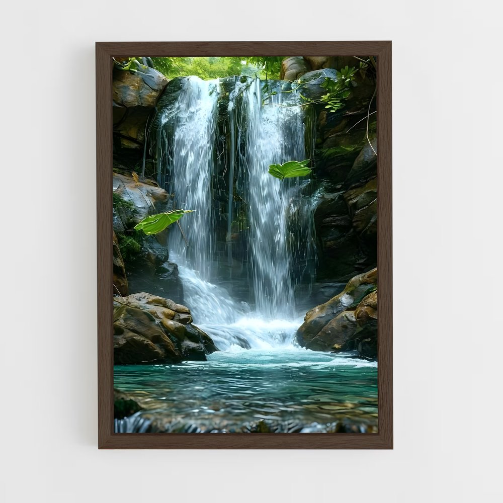 ap-cascade-5 cadre Bois foncé