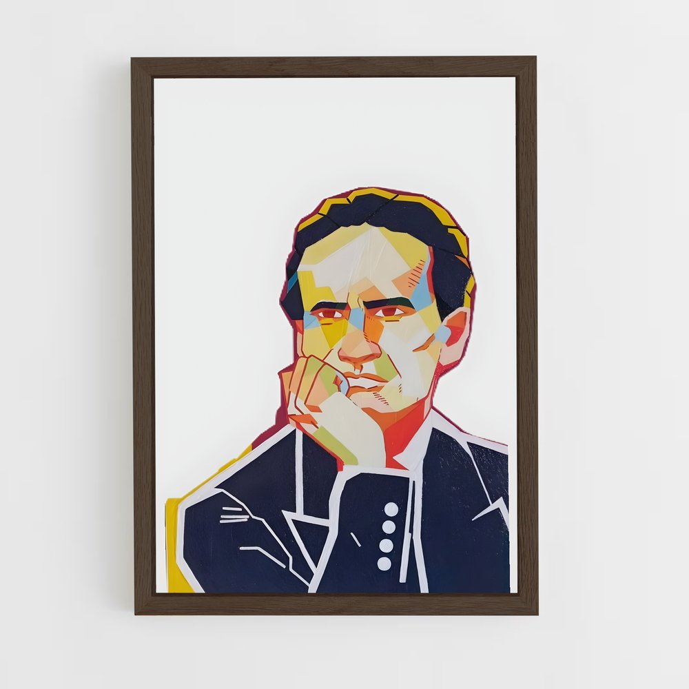 ap-cesar vallejo-2 cadre Bois foncé