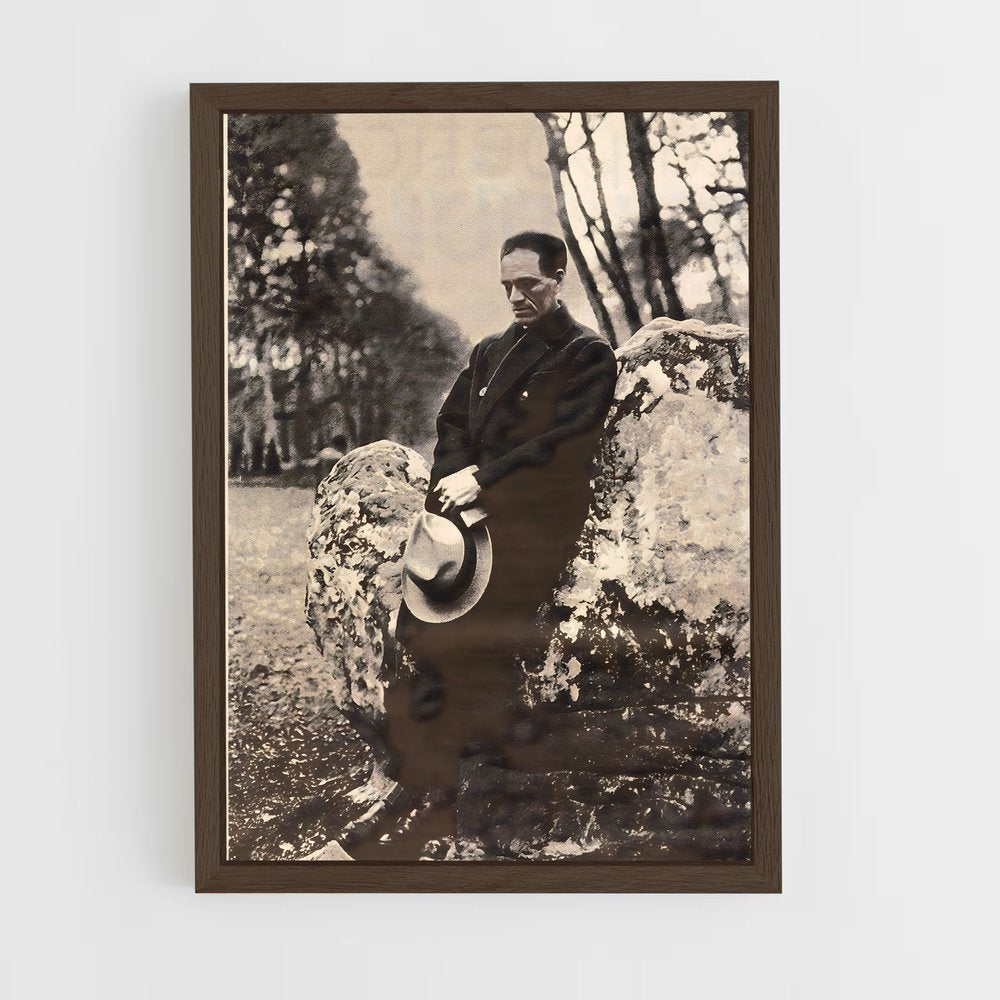 ap-cesar vallejo-7 cadre Bois foncé