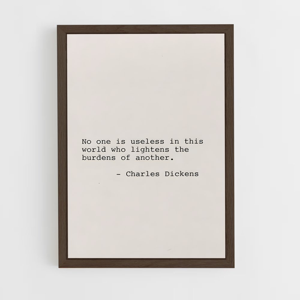 ap-charles dickens-1 cadre Bois foncé