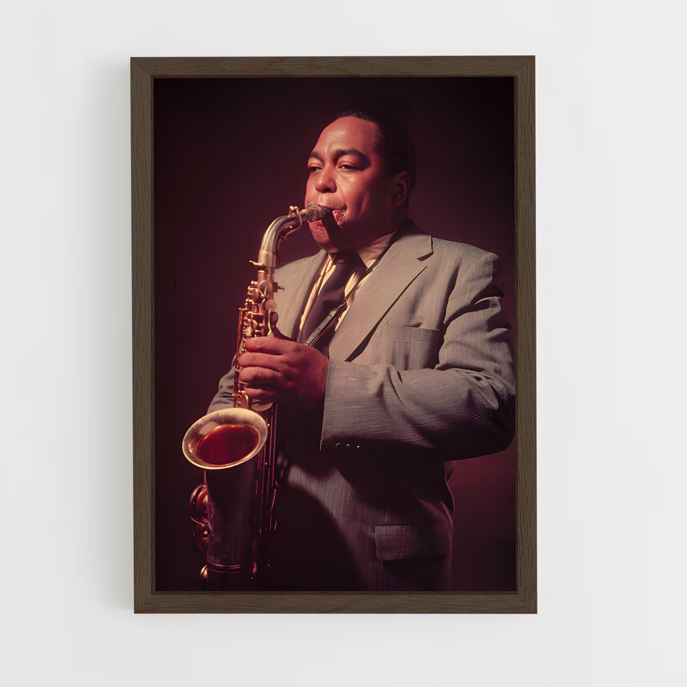 ap-charlie parker-5 cadre Bois foncé