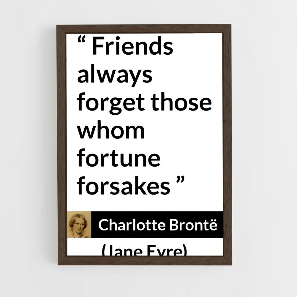ap-charlotte bronte-5 cadre Bois foncé