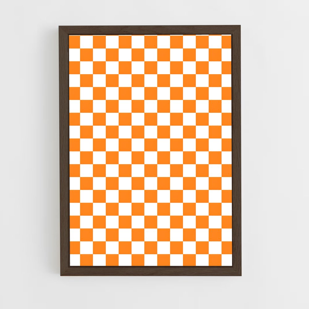ap-checkerboard-4 cadre Bois foncé