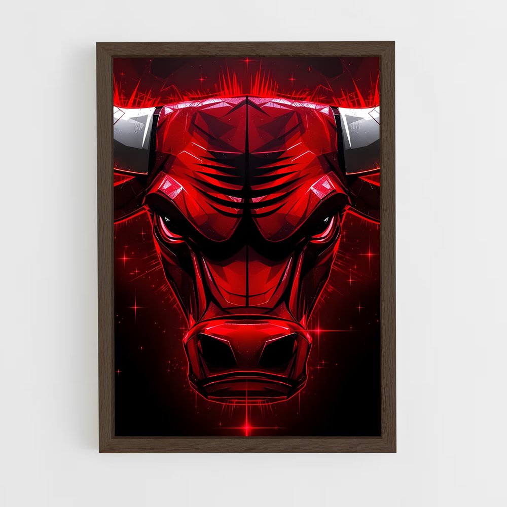 ap-chicago bulls-5 cadre Bois foncé