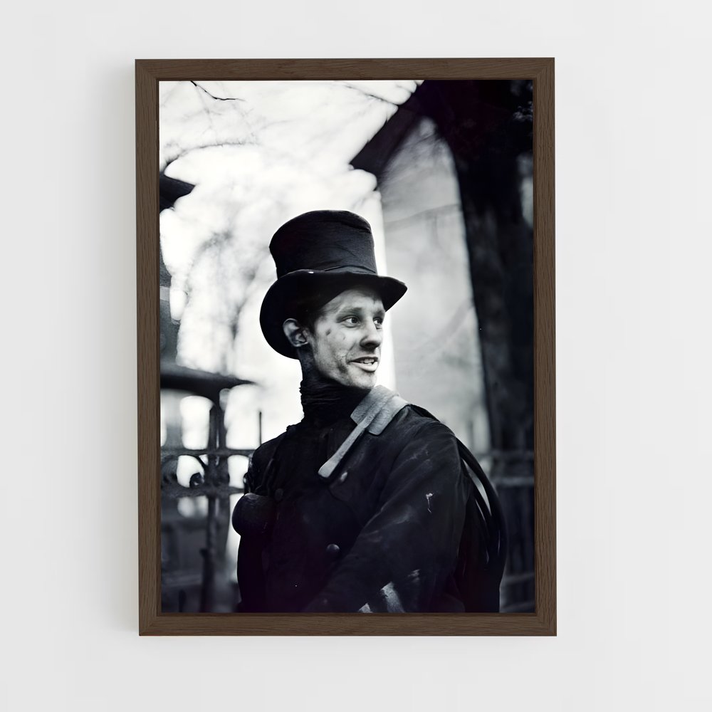 ap-chimney sweep-2 cadre Bois foncé