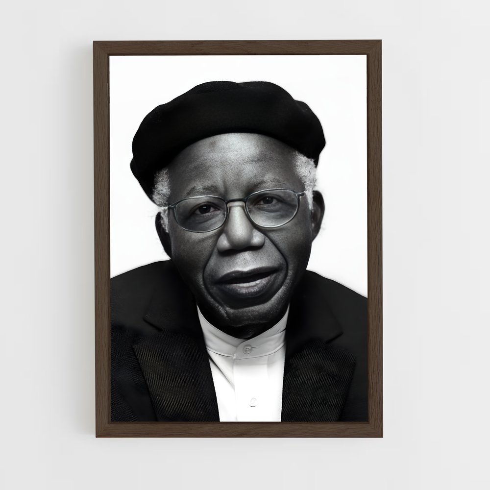 ap-chinua achebe-1 cadre Bois foncé