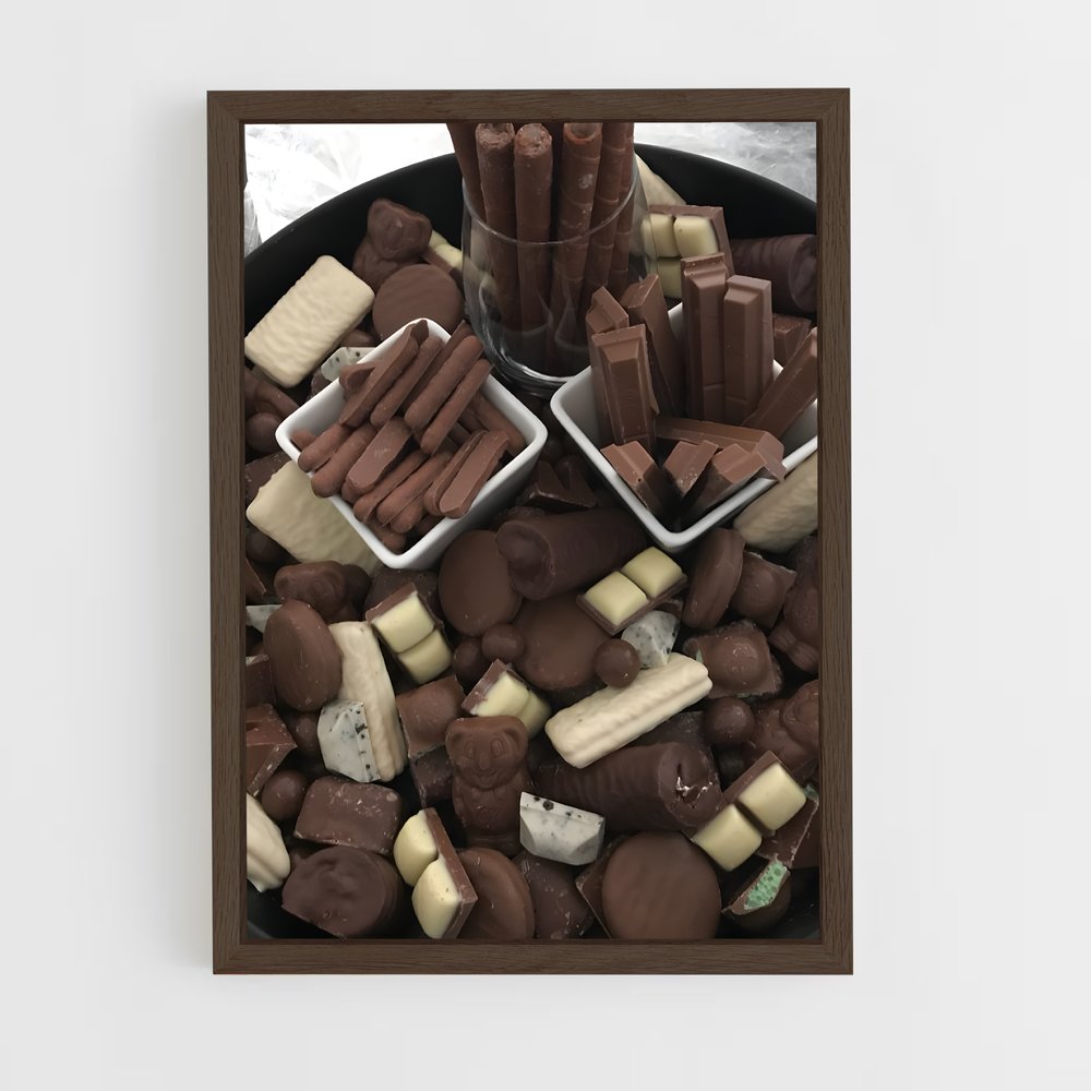 ap-chocolate-21 cadre Bois foncé