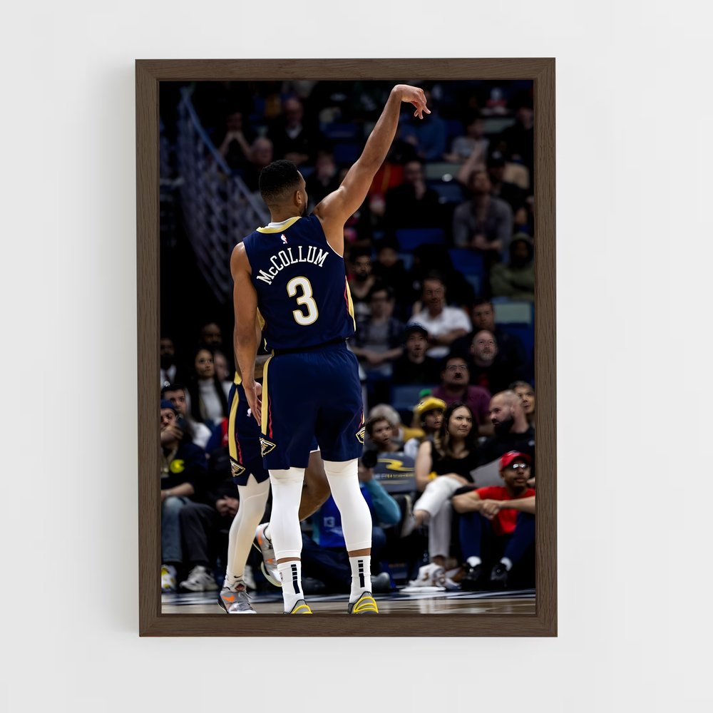 ap-cj mccollum-2 cadre Bois foncé