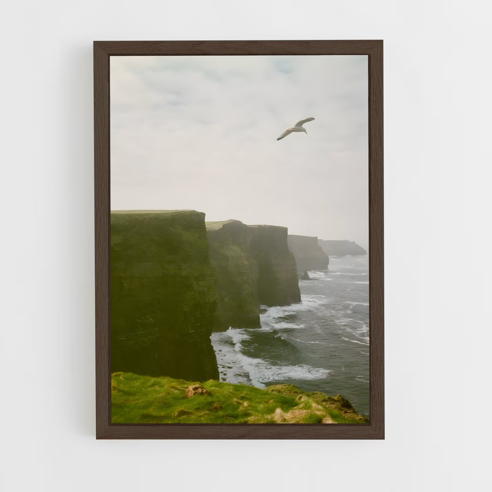 ap-cliffs of moher-2 cadre Bois foncé