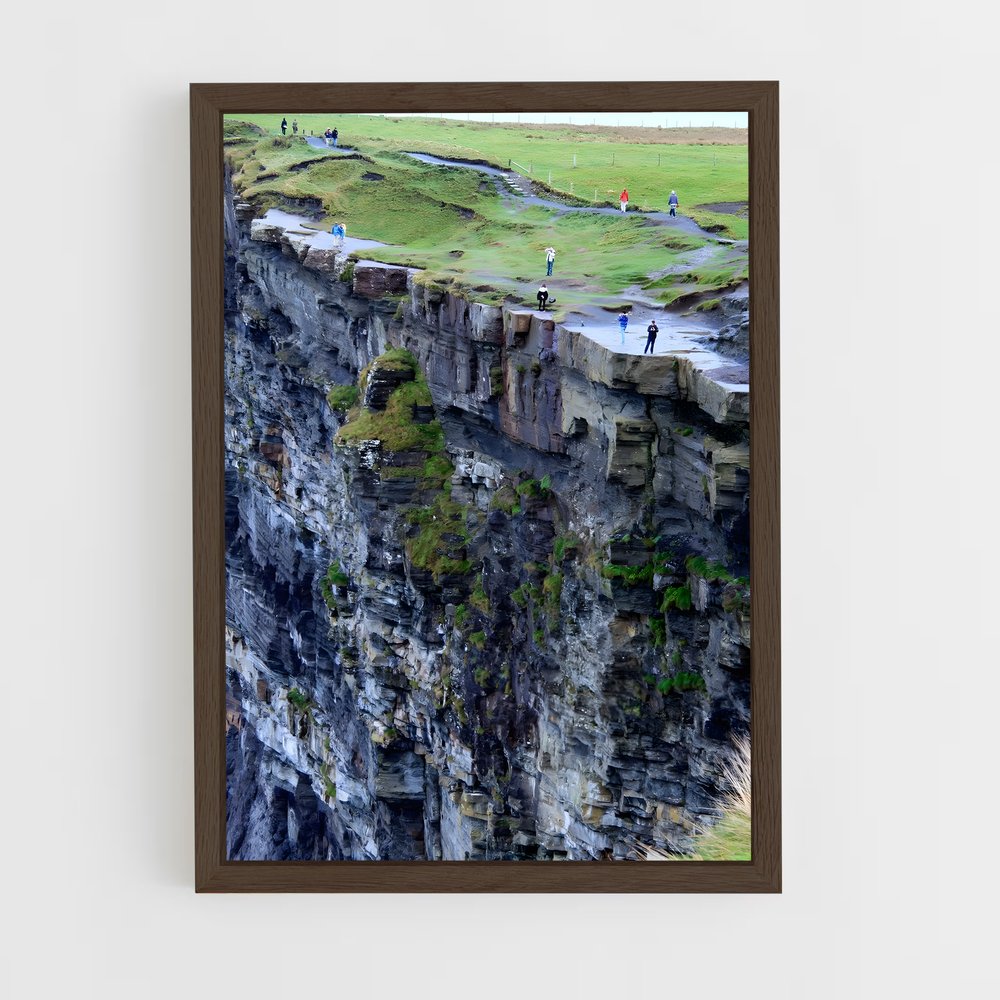 ap-cliffs of moher-5 cadre Bois foncé