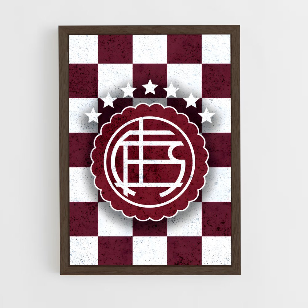 ap-club atletico lanus-10 cadre Bois foncé
