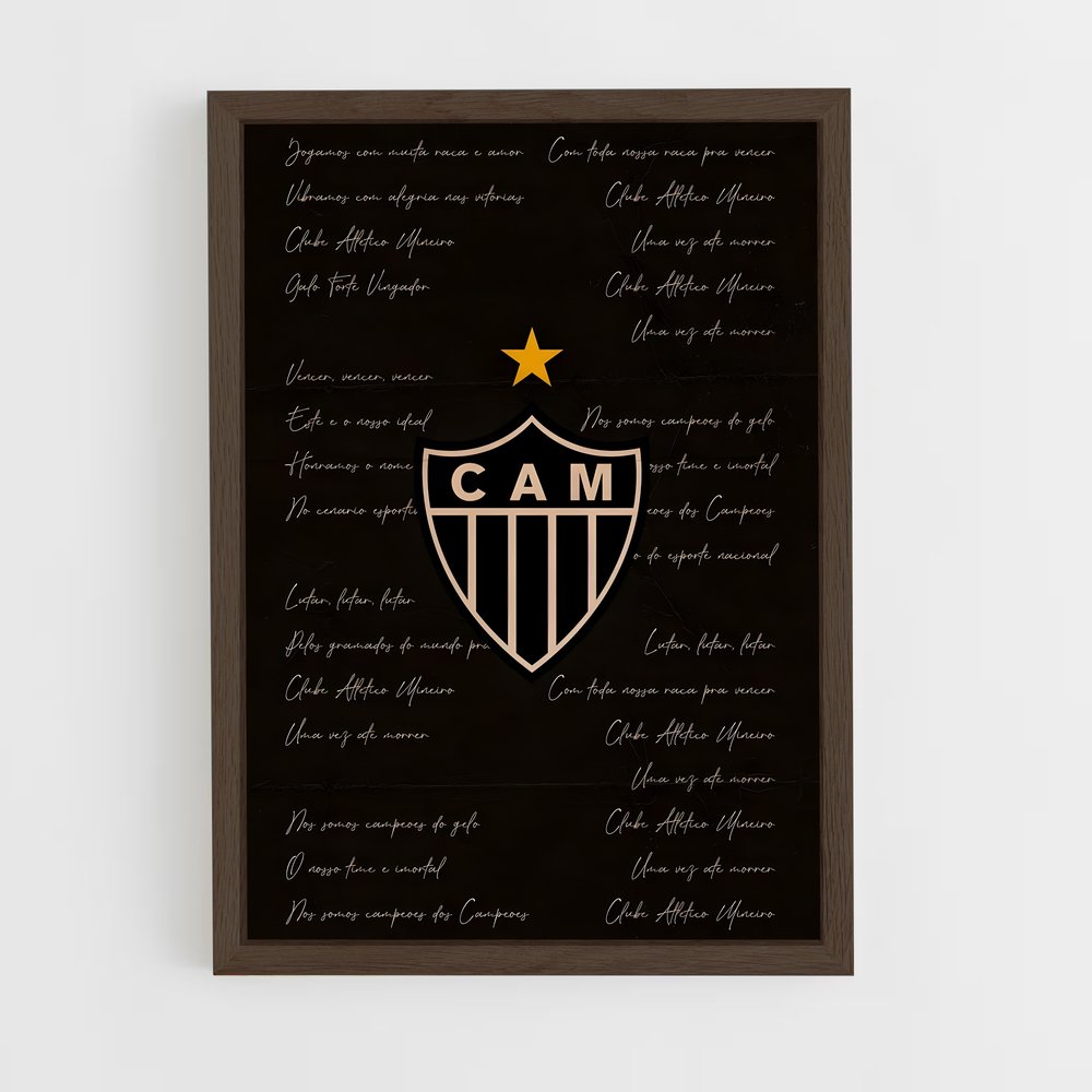 ap-clube atletico mineiro-13 cadre Bois foncé
