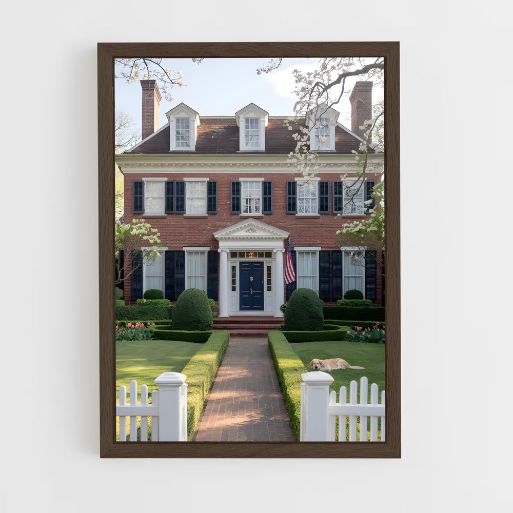 ap-colonial architecture-3 cadre Bois foncé
