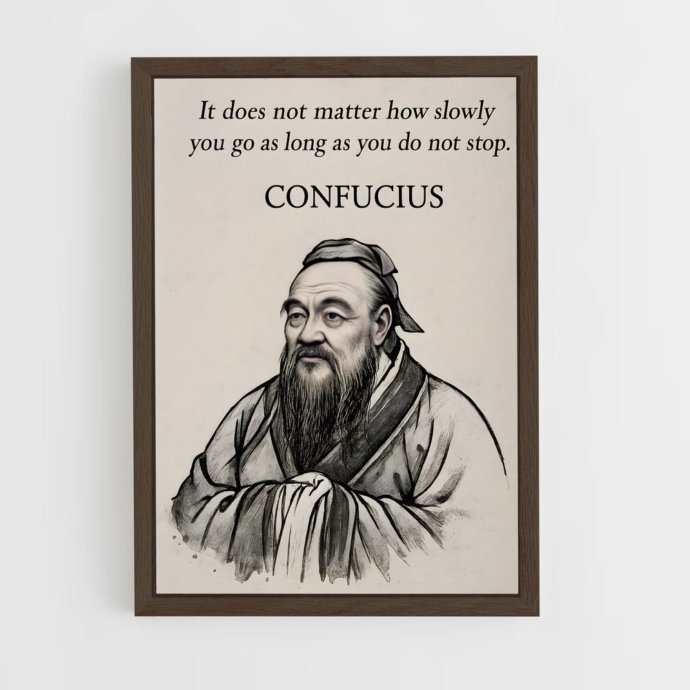 ap-confucius-2 cadre Bois foncé