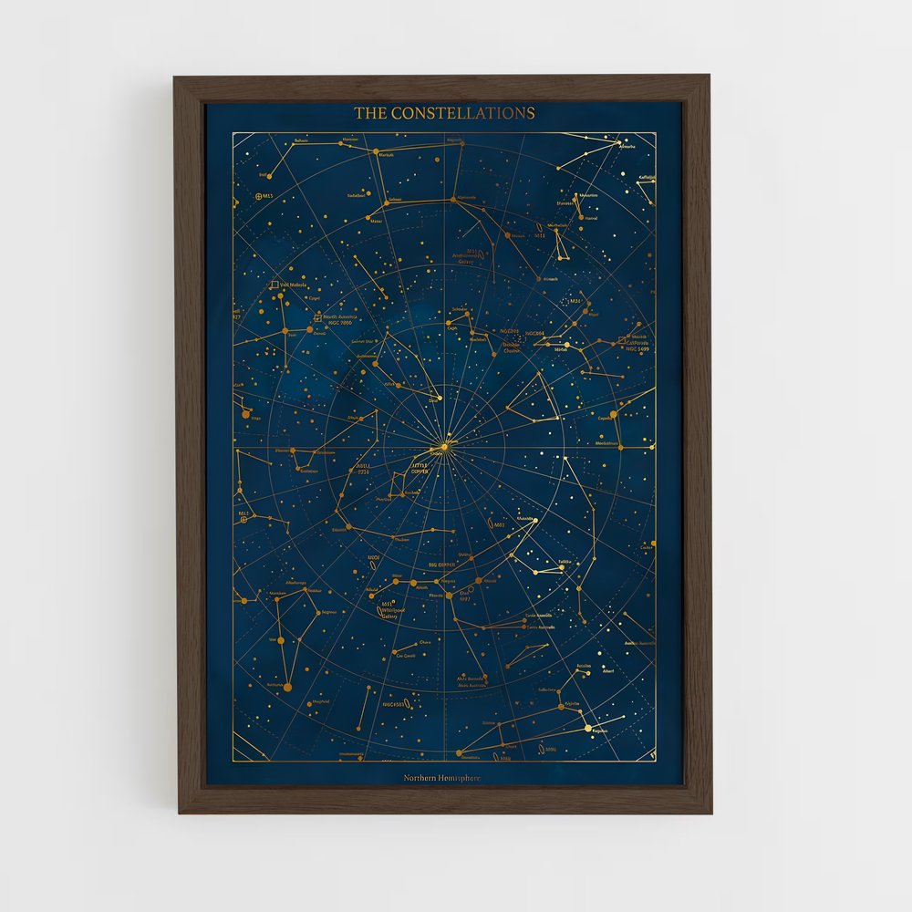 ap-constellations-10 cadre Bois foncé