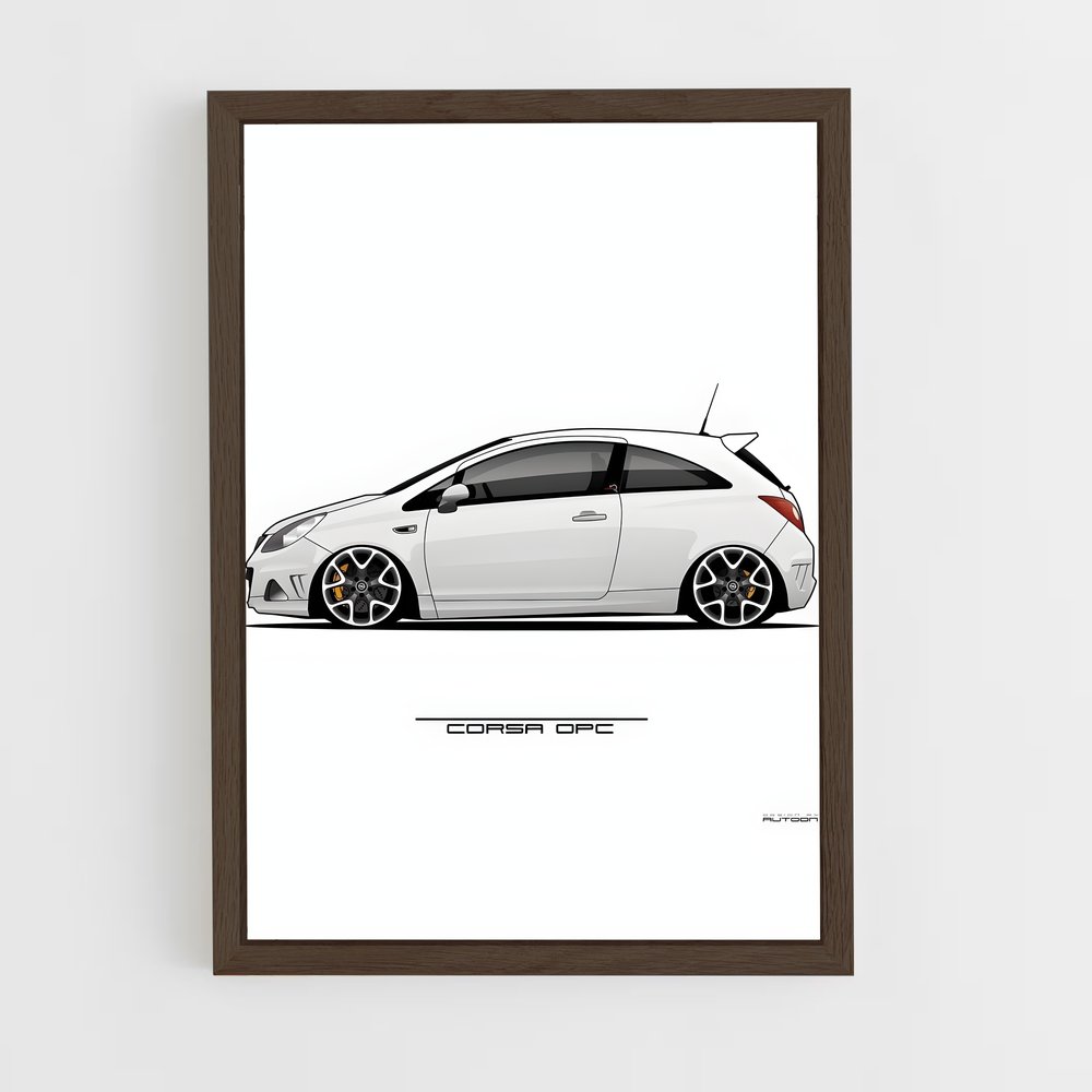 ap-corsa opc-1 cadre Bois foncé