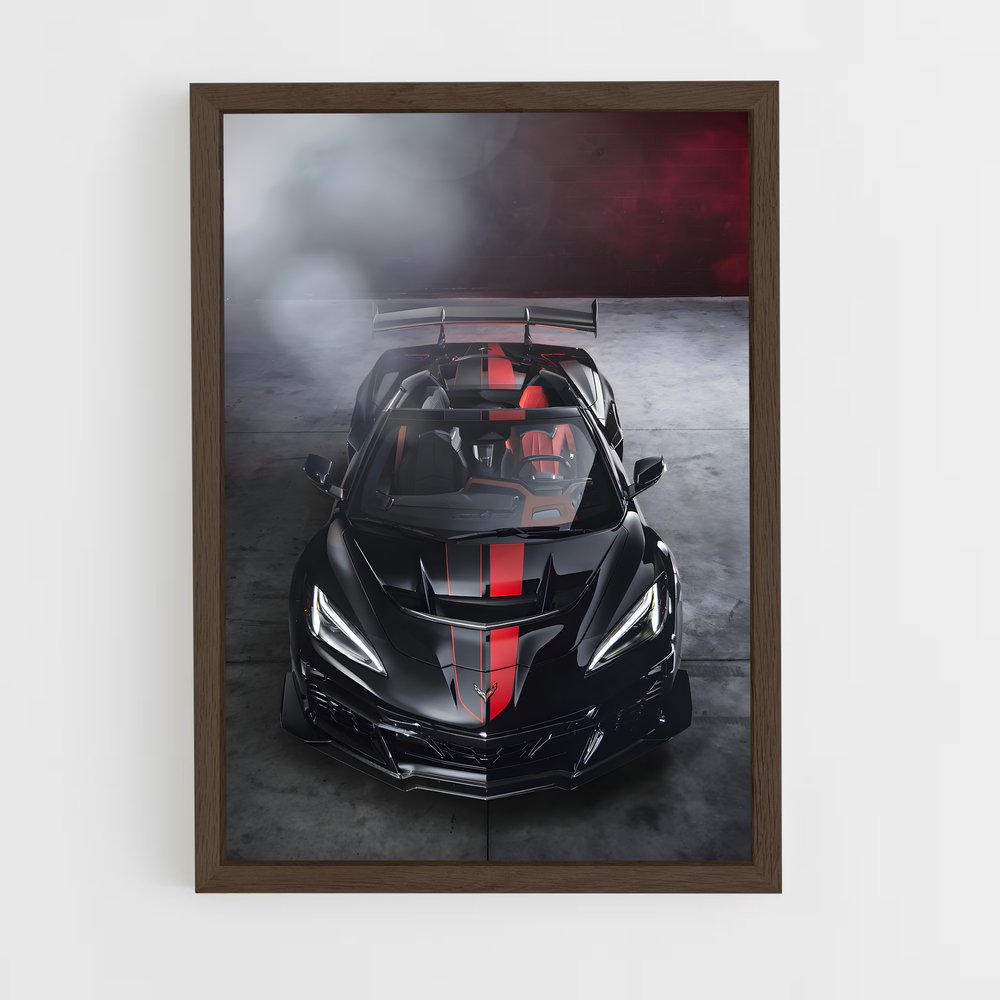 ap-corvette zr1-2 cadre Bois foncé