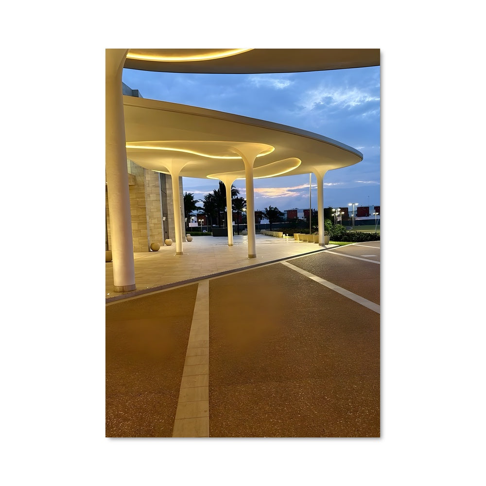Poster Promenade Éclairée