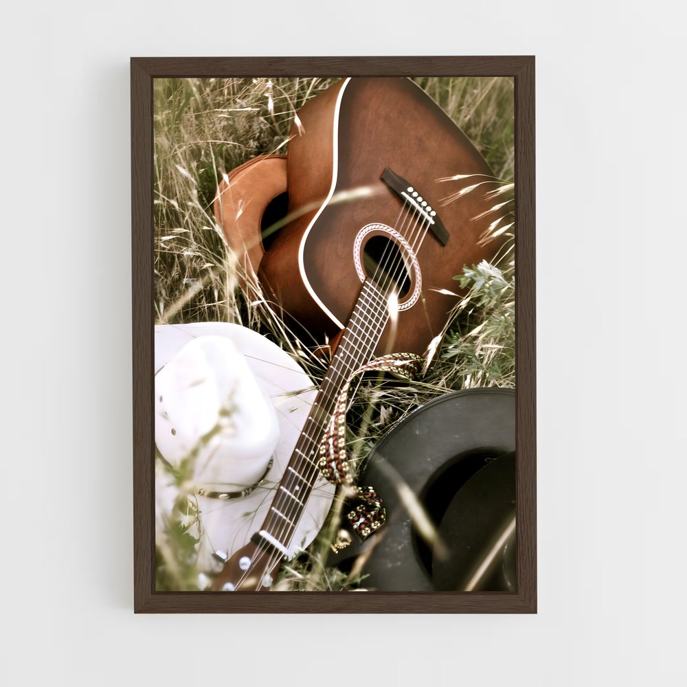 ap-country music-2 cadre Bois foncé