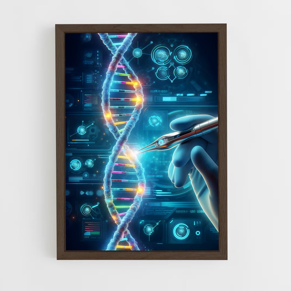 ap-crispr gene editing-1 cadre Bois foncé