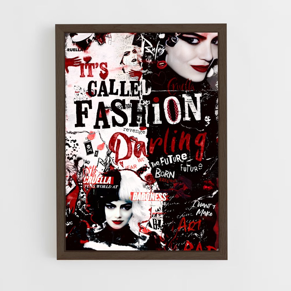 ap-cruella de vil-7 cadre Bois foncé