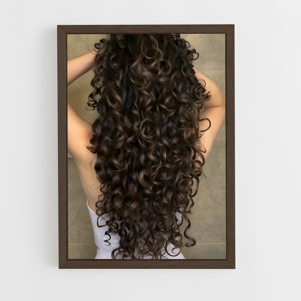 ap-curly hair-1 cadre Bois foncé