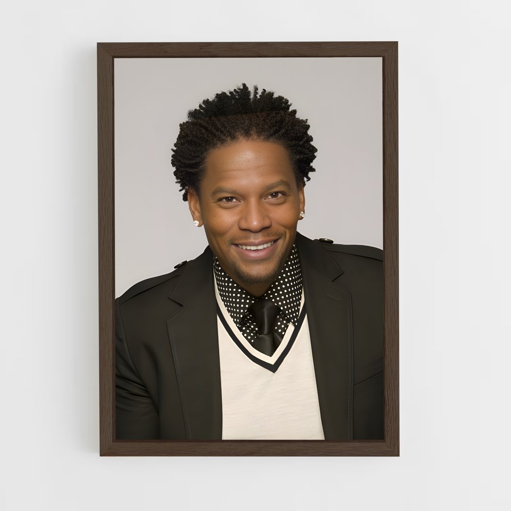ap-d.l. hughley-8 cadre Bois foncé